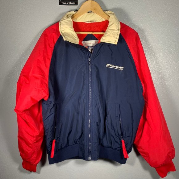 BF Goodrich Tires Blue Red Jacket - Picture 1 of 4